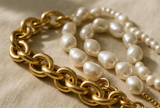 2026 Summer Jewelry Trends: Chunky Gold and Pearls