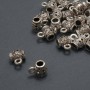 Bail Holder Hardware, diameter 6x8 mm, hole Ø 3.3 mm, packaging 20 g ± 25 pcs (±)