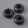 Pandora Bead Aventurine Blue Sand Night of Cairo (synthetic), diameter 14×7 mm, hole diameter 5.5 mm+