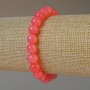 Tourmaline Bracelet, natural stone smooth bead, 8 mm diameter, 18 cm length (stretch)