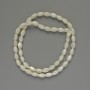 Mother-of-Pearl Seed Beads, diameter 5–9 mm, length 39 cm on a thread
