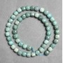 Amazonite Beads, Natural Stone, Faceted Cubes, 7 mm Diameter ±, 38 cm length ± on thread