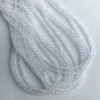 Намистини Чеський Кришталь прозоре біле "рондель", діаметр 3, 5х2, 5мм, довжина 40см