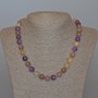 Assortment Necklace made of natural stone 10 mm
