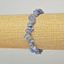 Aventurine bracelet with natural stone chips, 8×4 mm diameter, 18 cm length (stretch)