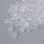 White silicone earring stopper, 10 g pack (170+ pcs)