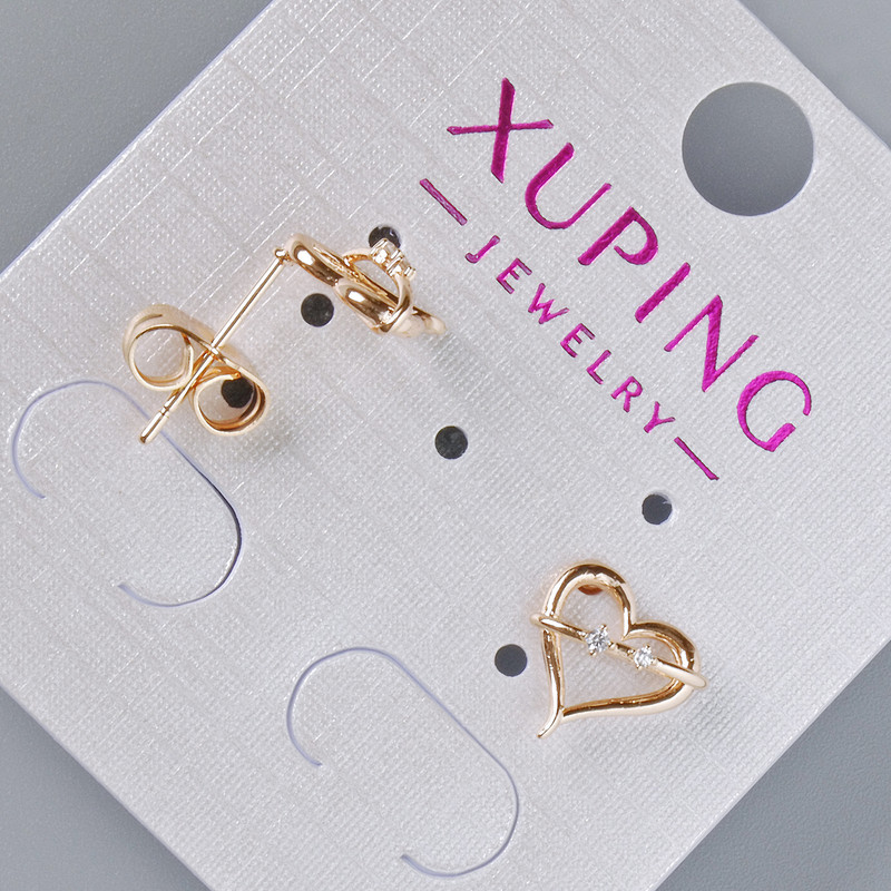 Heart Stud Earrings 'Heart' Xuping