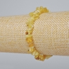 Yellow Opal Bracelet, natural stone chip, diameter 6×3mm+-, length 18cm+- (stretch)