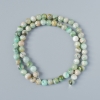 Намистини Хризопраз (штучний акрил) гладка кулька, діаметр 6, 5мм+-, довжина 40см+- на волосіні