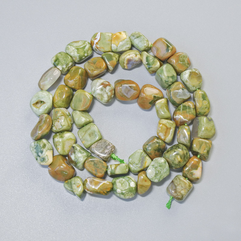 Jasper Beads, Natural Stone, Faceted, 8x8 mm, 41 cm Length on Thread