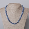 Намисто Кіаніт натуральний камінь крихта, діаметр 8х3мм+-, довжина 45-47см+