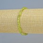 Chrysoprase Bracelet, natural stone, faceted beads, diameter 5×6 mm ± (stretch), length 18 cm+