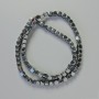 Hematite Beads Cube-Shaped with Rounded Edges, Black, 5x5 mm Diameter, 40 cm Length ±, Strand