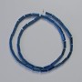 Rectangular Hematite Beads 9x3 mm - Blue Strand
