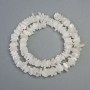 Adularia Beads, Natural Moonstone Chips, Diameter 8x2 mm, Length 40 cm on thread