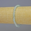Topaz Bracelet, Natural Stone, Faceted Beads, 6 mm Diameter, 18 cm Length, Stretch