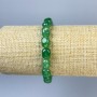 Bracelet of tinted quartz Halivka, oval 10×7 mm, 18 cm stretch