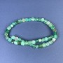 Agate cube beads 7x7 mm ± on a thread, length 37 cm+