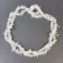 Rock Crystal Chip Beads 4-9x2-4mm on thread, length 80 cm+
