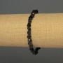 Iolite Bracelet with Faceted Rhombus Beads, 6×5 mm, 18 cm Stretch