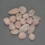 Natural Pink Quartz - Undrilled Tumbled Chips 11-20×10 mm +/- (per 100 g +/-)