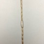 Bracelet Xuping with White Crystals, 4 mm thick, length 18-20 cm, gold plated