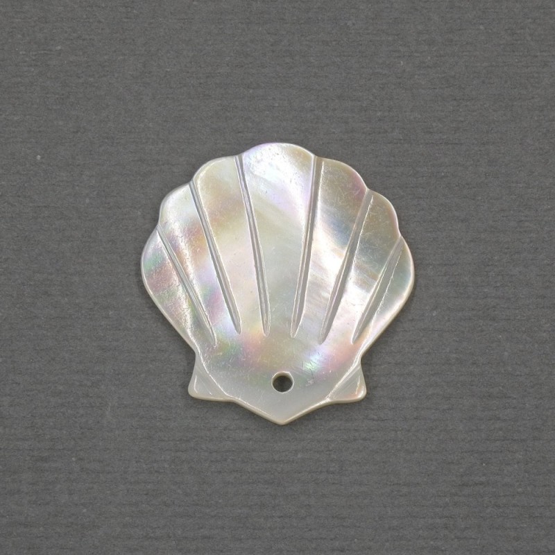 Pendant necklace from natural mother-of-pearl Shell 22x22mm+
