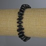 Agate Chip Bracelet 10x3 mm with Seed Beads 3 mm, 18 cm, Stretch