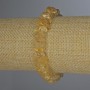 Citrine Faceted Bead Bracelet 10x4mm, length 18 cm, stretch