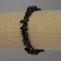 Agate Chip Bracelet, diameter 6-12×3-6 mm, length 18 cm, stretchable