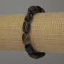 Agate Barrel Bracelet 14x10mm+-, 18cm stretch