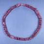 Tourmaline cube beads 8x8 mm ± on thread, length 38 cm+