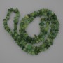 Tinted quartz chip beads 7x5mm on beading thread, length 78 cm+