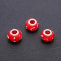 Pandora Plastic Bead, 14x10 mm, bore 4.5 mm, pack of 6