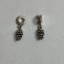 Bail hardware 'Pinecone', diameter 25×7 mm, hole diameter 5 mm, packaging 2 pcs+