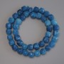 Natural Stone Apatite Beads, Faceted Cubic Shape, 9×9 mm Diameter, 37 cm Length on Thread