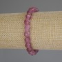 Tourmaline Bracelet with Faceted Beads, 8 mm Diameter, 18 cm Length (Stretch)