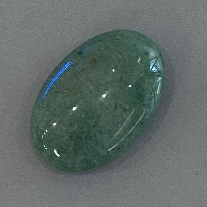 Oval nephrite natural stone souvenir 60×40×20 mm+