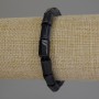 Tourmaline Bracelet with Faceted Stones, 12x7 mm, 18 cm long, stretch
