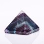 Pyramid souvenir natural stone Fluorite, height 35 mm ±, width 40x40 mm (±)