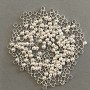 Crimp Fixers 'zakhypy', 3 mm diameter, silver color, 8 g