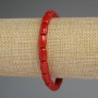 Coral Barrel Bracelet 10x6, 5mm, length 18 cm, stretch