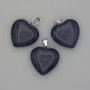 Heart Pendant with Aventurine Night of Cairo 20x20x25mm+