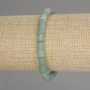 Nephrite Bracelet with Cylindrical Beads, 6x6 mm, 18 cm, Stretch