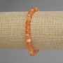 Mashan Nephrite Bracelet with Faceted Cubes, 5x5 mm, 18 cm stretch