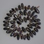 Garnet Beads, Chip Butterfly, diameter 12-16×6-8 mm ±, 3 mm beads ±, length 39 cm ±, on thread