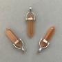 Cat's Eye Pendant Hexagonal Crystal Bead 8x31x41 mm+