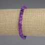 Sugilite Bracelet with Faceted Cubes, 5×5 mm, length 18 cm ±, stretch
