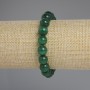 Cat's Eye Bracelet with Smooth Beads, 10 mm Diameter, 18 cm Length, Elastic