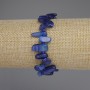 Kyanite bracelet with faceted stones 'Butterfly' - diameter 11–16×6–8 mm, 3 mm beads, length 18 cm, stretch